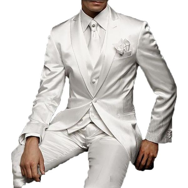 blazers 2022 white wedding man suit groom tuxedos custom satin men suits 3 piece jacket pants vest male blazer, White;black
blazers 2022 white wedding man suit groom tuxedos custom satin men suits 3 piece jacket pants vest male blazer, White;black