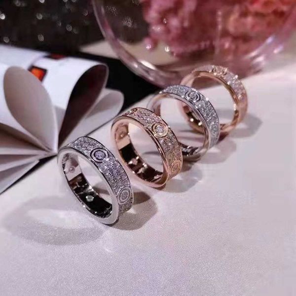wedding rings luxury 3 row full diamond love ring fashion women 316l titanium steel jewelry with box 23ess, Slivery;golden
wedding rings luxury 3 row full diamond love ring fashion women 316l titanium steel jewelry with box 23ess, Slivery;golden