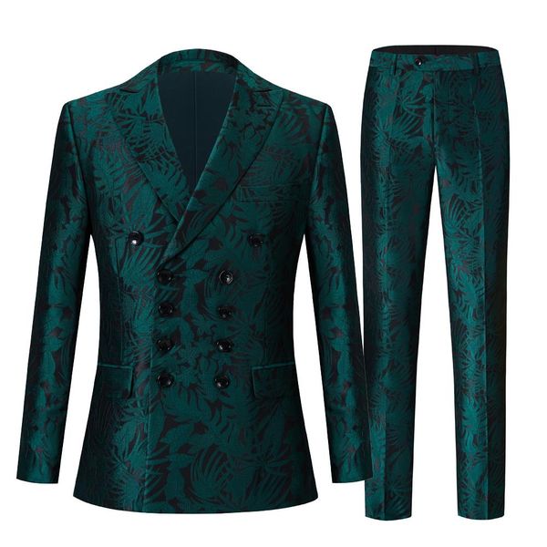 blazers new men suit double breasted 2 pieces blazer pant slim fit wedding party singer costume homme business formal casual check, White;black
blazers new men suit double breasted 2 pieces blazer pant slim fit wedding party singer costume homme business formal casual check, White;black