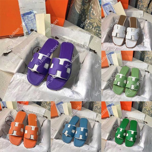 2023 3a womens designer slippers lichee pattern summer flat bottom h letter sandal slipper flip flops luxury flat solid color women outdoor, Black
2023 3a womens designer slippers lichee pattern summer flat bottom h letter sandal slipper flip flops luxury flat solid color women outdoor, Black