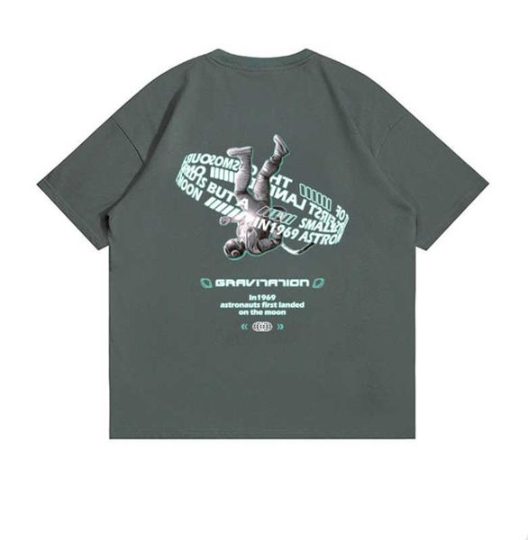 short chaozhou astronaut sleeve men's t-shirt personalized versatile 210g loose large cotton crew neck, White;black
short chaozhou astronaut sleeve men's t-shirt personalized versatile 210g loose large cotton crew neck, White;black