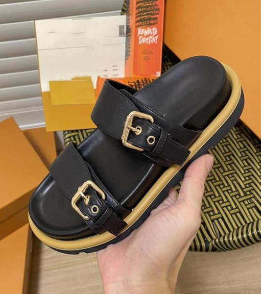 2022 designer men women sandals printed genuien leather comfortable thick sole soft flat slippers beach outdoor office shoes loa3414241, Black
2022 designer men women sandals printed genuien leather comfortable thick sole soft flat slippers beach outdoor office shoes loa3414241, Black