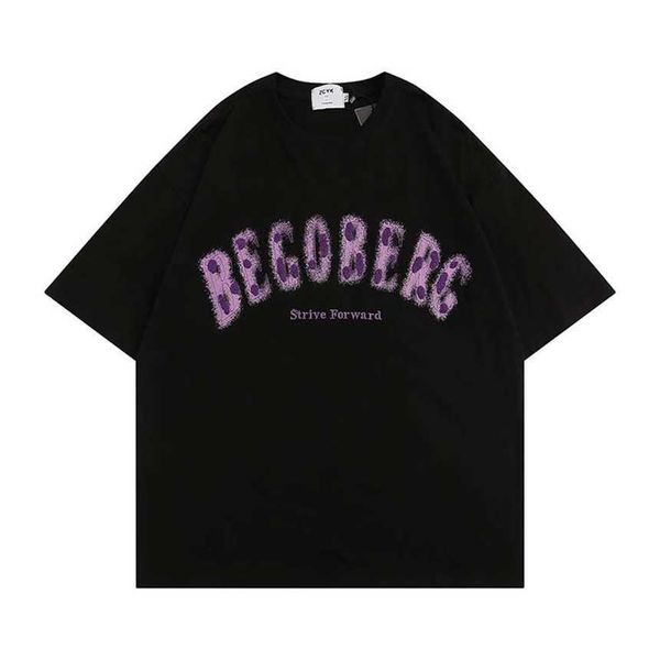 30% off street letter embroidered short sleeve t-shirt summer men's fashion loose lazy style round neck clothes, White;black
30% off street letter embroidered short sleeve t-shirt summer men's fashion loose lazy style round neck clothes, White;black