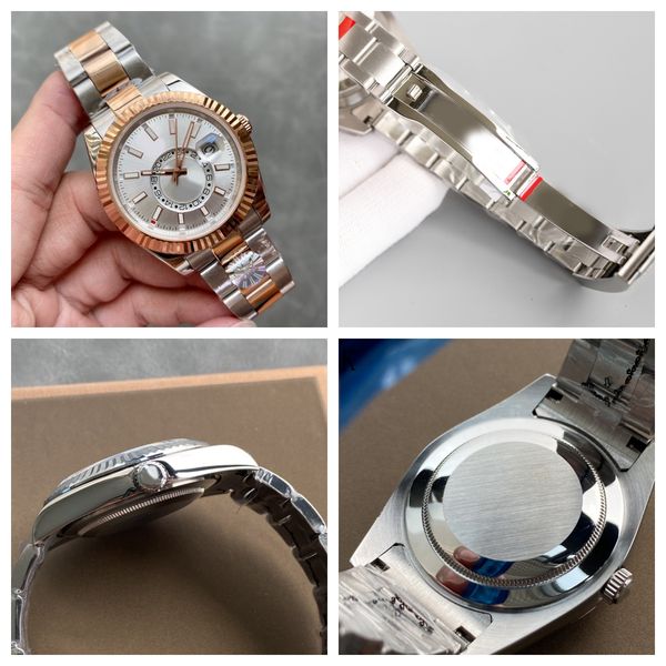 Men's watch silver dial automatic mechanical movement 42mm watch dual rotation function date sapphire waterproof Montre De Luxe
Men's watch silver dial automatic mechanical movement 42mm watch dual rotation function date sapphire waterproof Montre De Luxe