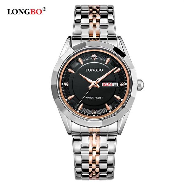 longbo relogio masculino luxury brand full stainless steel analog display date quartz watch business watch men women watch 80164246v, Slivery;brown
longbo relogio masculino luxury brand full stainless steel analog display date quartz watch business watch men women watch 80164246v, Slivery;brown