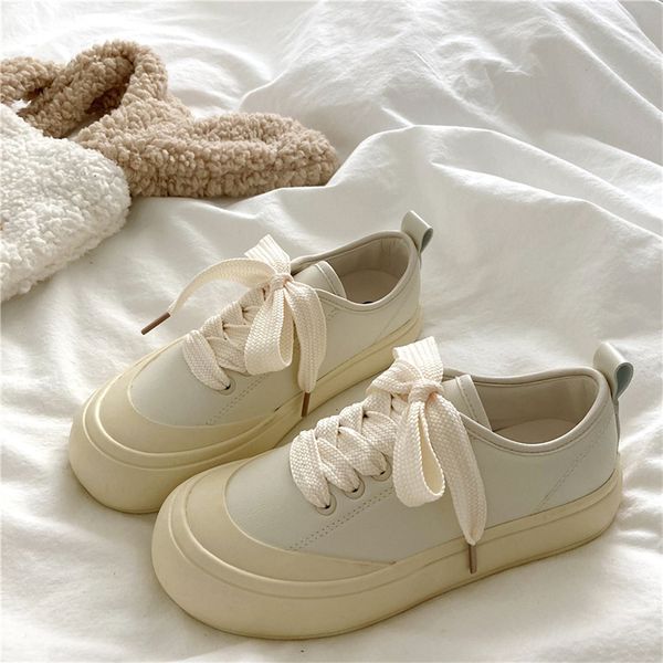dress shoes beige casual women's sneakers tennis thick sole spring autumn lace up 2023 flats y sports female 230421, Black
dress shoes beige casual women's sneakers tennis thick sole spring autumn lace up 2023 flats y sports female 230421, Black