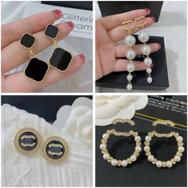 fashion women chain stud earrings luxury pearl love dangle earrings designer spring jewelry 18k gold plated earrings wedding party gift jewe, Golden;silver
fashion women chain stud earrings luxury pearl love dangle earrings designer spring jewelry 18k gold plated earrings wedding party gift jewe, Golden;silver