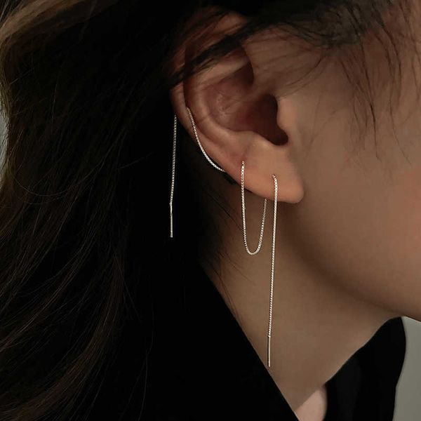charm trend s925 silver needle long earrings wire tassel chain drop earring women's ear line straight hanging earings jewelry gifts aa2, Golden
charm trend s925 silver needle long earrings wire tassel chain drop earring women's ear line straight hanging earings jewelry gifts aa2, Golden