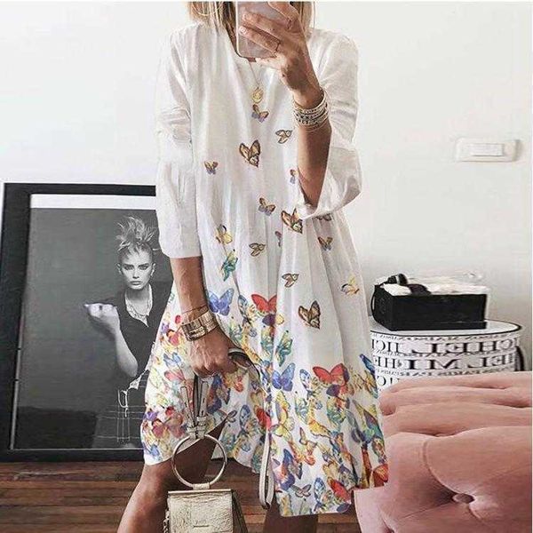 spring and summer womens vintage dress printed round neck digital multi color, Black;gray
spring and summer womens vintage dress printed round neck digital multi color, Black;gray