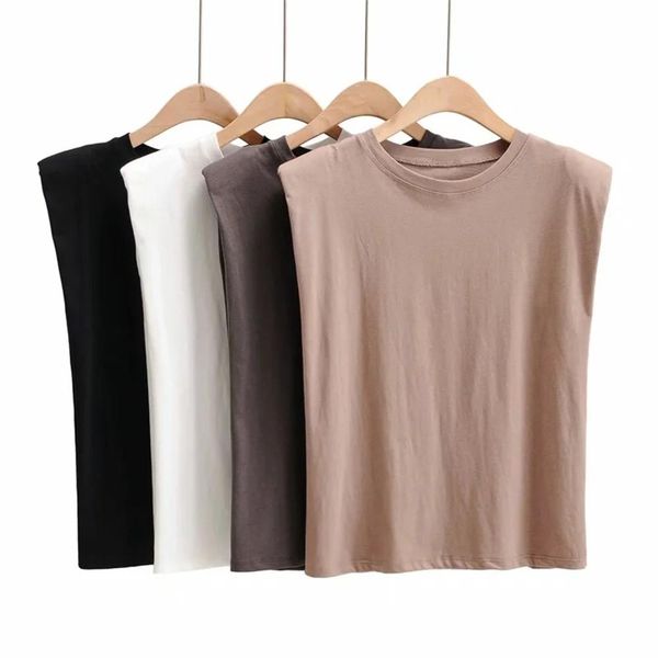 tanks summer tank women loose vintage clothes white crop women casual cute crop streetwear shoulder padded punk, Black;white
tanks summer tank women loose vintage clothes white crop women casual cute crop streetwear shoulder padded punk, Black;white
