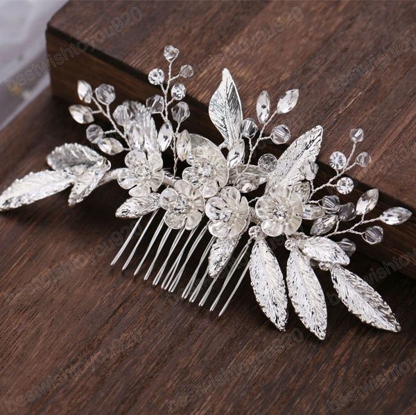 flower pearl crystal hair clip wedding hair comb hairpin headbands for bride women wedding hair accessories jewelry tiara gift, Slivery;golden
flower pearl crystal hair clip wedding hair comb hairpin headbands for bride women wedding hair accessories jewelry tiara gift, Slivery;golden