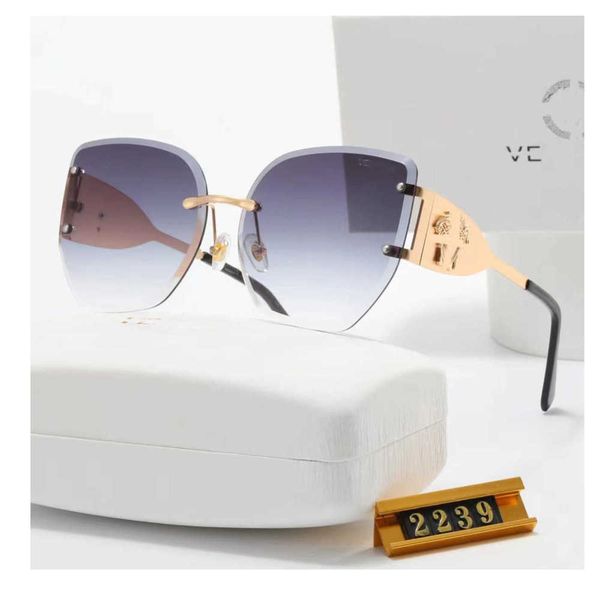 branded designer versage sunglasses channel mens womens frameless sunglass summer travel uv resistant fashion popular glasses, White;black
branded designer versage sunglasses channel mens womens frameless sunglass summer travel uv resistant fashion popular glasses, White;black