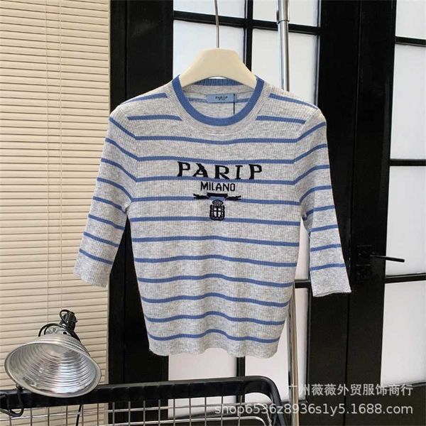 36% off early spring new family contrast grey blue stripe letter jacquard slim fit short round neck pullover knit shirt for women, White;black
36% off early spring new family contrast grey blue stripe letter jacquard slim fit short round neck pullover knit shirt for women, White;black