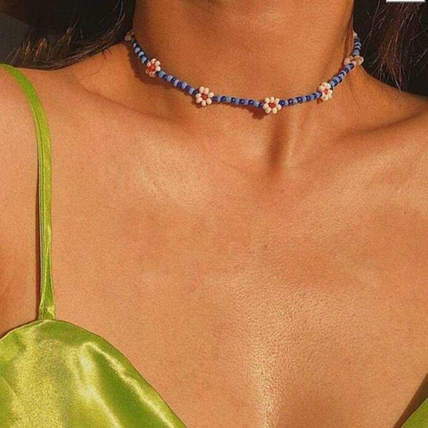 pendant necklaces summer boho korea lovely daisy flowers colorful beaded charm statement short collar choker necklace for women vacation jew, Silver
pendant necklaces summer boho korea lovely daisy flowers colorful beaded charm statement short collar choker necklace for women vacation jew, Silver