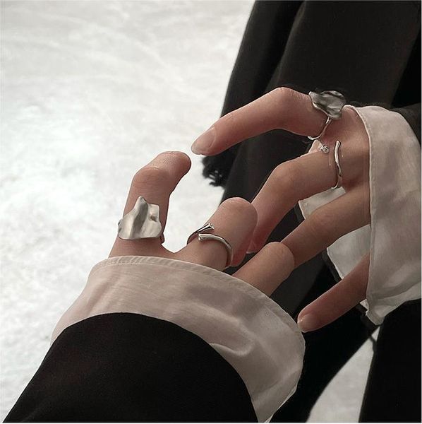niche design engagement rings for women wedding rings advanced sense of personality frill frosted drawline niche design ins textured leaves, Silver
niche design engagement rings for women wedding rings advanced sense of personality frill frosted drawline niche design ins textured leaves, Silver