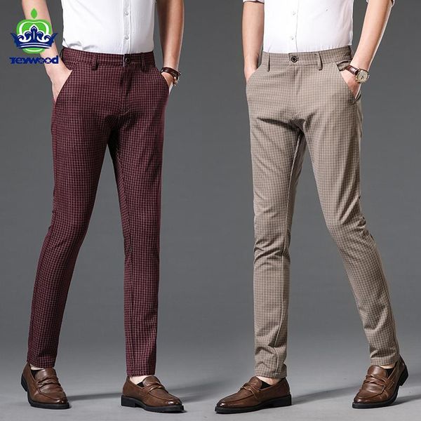 pants 2022 men's autumn plaid fashion business casual long pants wine red khaki suit pants male elastic straight formal trousers 3038, Black
pants 2022 men's autumn plaid fashion business casual long pants wine red khaki suit pants male elastic straight formal trousers 3038, Black