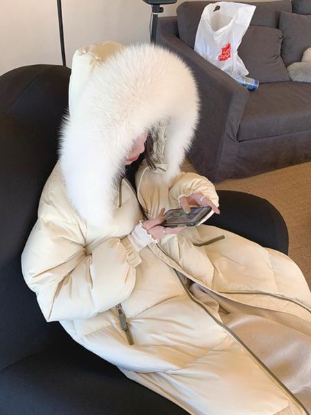 parkas lolibook women elegant solid chic hooded cotton padded coats female real fur collar warm parkas lady 90% white duck down coats, Black
parkas lolibook women elegant solid chic hooded cotton padded coats female real fur collar warm parkas lady 90% white duck down coats, Black