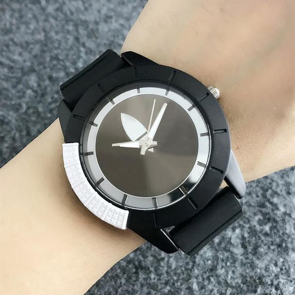 fashion clover brand wrist watches for women men with 3 leaves leaf style dial silicone band quartz watch ad20294e, Slivery;brown
fashion clover brand wrist watches for women men with 3 leaves leaf style dial silicone band quartz watch ad20294e, Slivery;brown