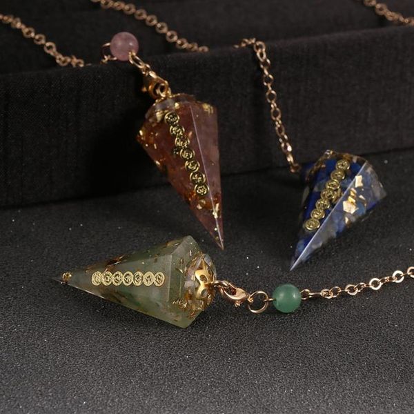 pendant necklaces orgonite reiki pendulum natural chip stone amulet healing 7 chakra crystal energy meditation hexagonal pendanr f314f, Silver
pendant necklaces orgonite reiki pendulum natural chip stone amulet healing 7 chakra crystal energy meditation hexagonal pendanr f314f, Silver