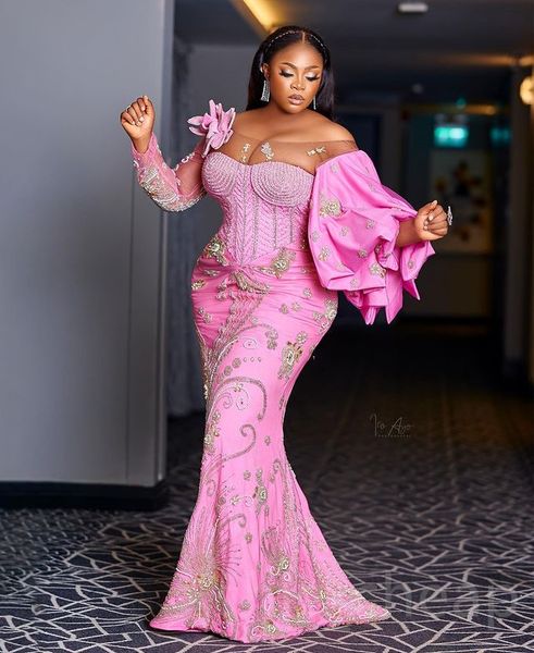 2023 april aso ebi mermaid pink prom dress lace beaded crystals evening formal party second reception birthday engagement gowns dresses robe, Black
2023 april aso ebi mermaid pink prom dress lace beaded crystals evening formal party second reception birthday engagement gowns dresses robe, Black