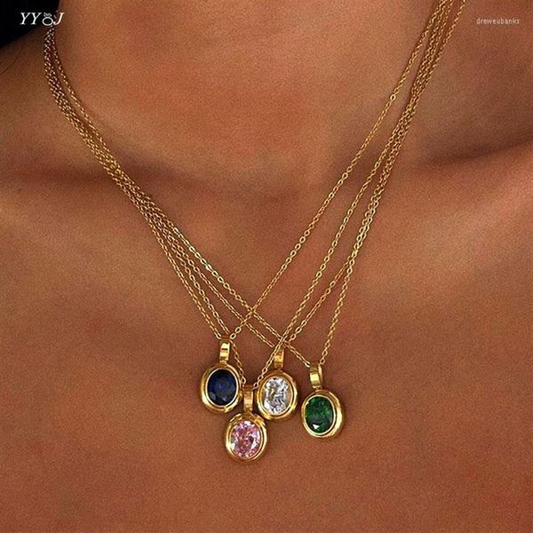 pendant necklaces oval colored gem stone necklace for women stainless steel green cz pink red blue dainty elegant jewelry296m, Silver
pendant necklaces oval colored gem stone necklace for women stainless steel green cz pink red blue dainty elegant jewelry296m, Silver