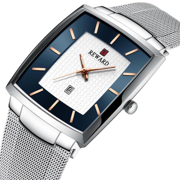 reward 48 37mm diameter dial simple excellent quartz mens watch calendar comfortable steel mesh belt 6mm ultra thin gentlemans wat2524, Slivery;brown
reward 48 37mm diameter dial simple excellent quartz mens watch calendar comfortable steel mesh belt 6mm ultra thin gentlemans wat2524, Slivery;brown
