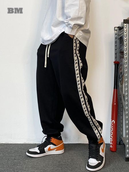 pants korean fashion hip hop sweatpants kpop casual harem jogging pants men clothing harajuku stripe joggers streetwear, Black
pants korean fashion hip hop sweatpants kpop casual harem jogging pants men clothing harajuku stripe joggers streetwear, Black
