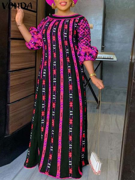 dresses summer spring printed maxi dress 2022 vonda fashion bohemian women 3/4 sleeve party vestidos casual pleated maxi dress femme, Black;gray
dresses summer spring printed maxi dress 2022 vonda fashion bohemian women 3/4 sleeve party vestidos casual pleated maxi dress femme, Black;gray