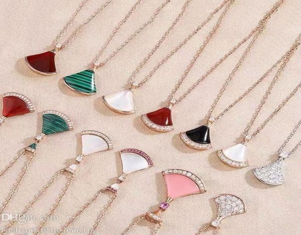 fanshaped pendant necklace designer jewelry luxury skirt necklaces for women girlfriend rose gold black white green red pink diam2643013, Silver
fanshaped pendant necklace designer jewelry luxury skirt necklaces for women girlfriend rose gold black white green red pink diam2643013, Silver