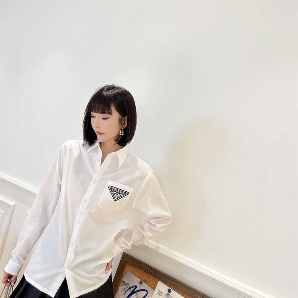 34% off family early spring new fashion classic embroidery patch triangle label diamond four seasons simple versatile shirt, White
34% off family early spring new fashion classic embroidery patch triangle label diamond four seasons simple versatile shirt, White