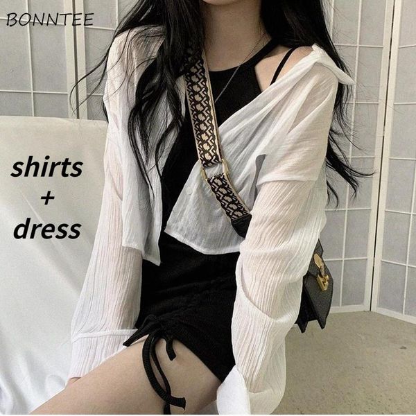 dress conjuntos de camisas a prueba de sol para mujer vestidos cortos ajustados y sexys ropa popular para discoteca informal de dos, White
dress conjuntos de camisas a prueba de sol para mujer vestidos cortos ajustados y sexys ropa popular para discoteca informal de dos, White