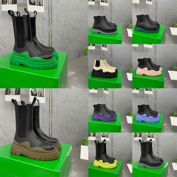 size 35-44 men designer boots tire leather women half ankle boots mens fashion wave purple clear colored rubber outsole elastic webbing outd, Black
size 35-44 men designer boots tire leather women half ankle boots mens fashion wave purple clear colored rubber outsole elastic webbing outd, Black