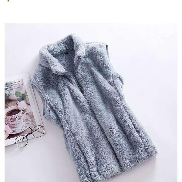 vests woman jacket vest doublesided coral fleece coat vest for women chaleco mujer, Black;white
vests woman jacket vest doublesided coral fleece coat vest for women chaleco mujer, Black;white