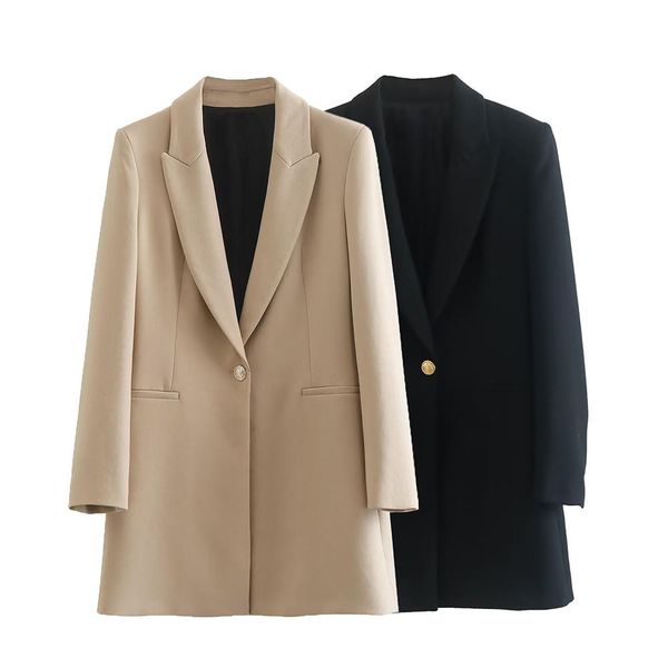 pants women's fall 2022 new casual fashion chic two tone long blazer retro lapel single button pocket loose solid color mujer, White
pants women's fall 2022 new casual fashion chic two tone long blazer retro lapel single button pocket loose solid color mujer, White