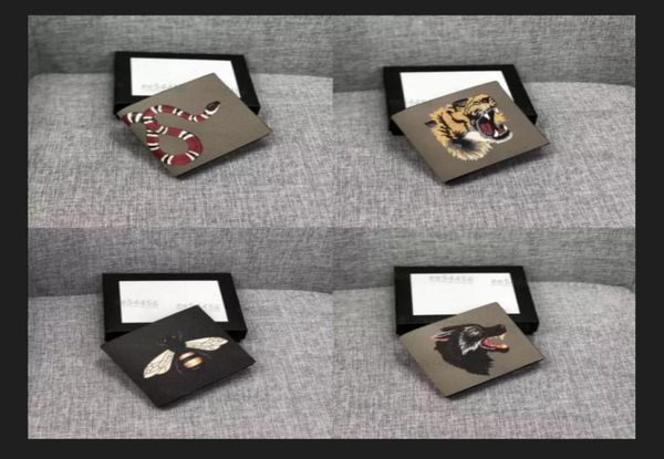 2022 men animal short wallet leather black snake tiger bee wallets women style purse wallet card holders with gift bo7043842, Red;black
2022 men animal short wallet leather black snake tiger bee wallets women style purse wallet card holders with gift bo7043842, Red;black