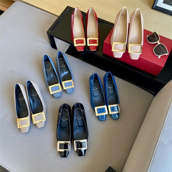 dress shoes square buckle high heels toe patent leather chunky pumps womens mid flat 230421, Black
dress shoes square buckle high heels toe patent leather chunky pumps womens mid flat 230421, Black