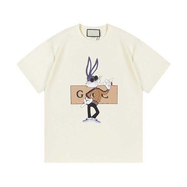 gujia edition early spring new short sleeve t-shirt women's round neck korean loose cartoon co branded, White
gujia edition early spring new short sleeve t-shirt women's round neck korean loose cartoon co branded, White