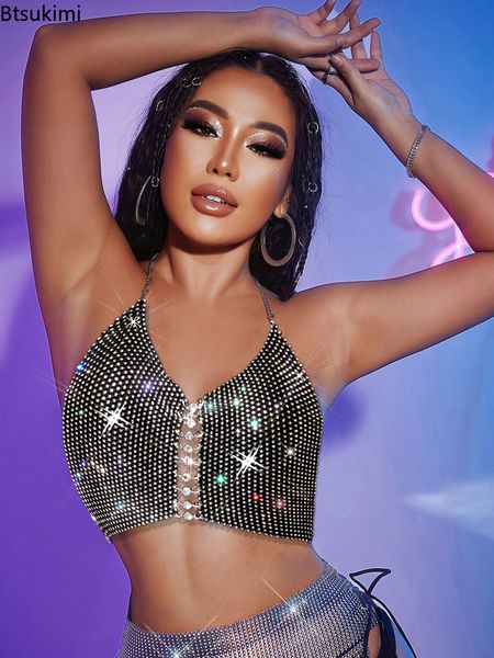 camisoles tanks women trendy shiny crop glitter crystal mesh fishnet see through backless tank for y2k halter s 230421, Black;white
camisoles tanks women trendy shiny crop glitter crystal mesh fishnet see through backless tank for y2k halter s 230421, Black;white
