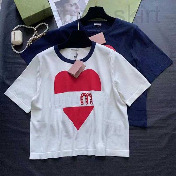women's t-shirt designer love diamond knitted t-shirt for 22 summer new fashion casual versatile loose and slim g3w6, White
women's t-shirt designer love diamond knitted t-shirt for 22 summer new fashion casual versatile loose and slim g3w6, White