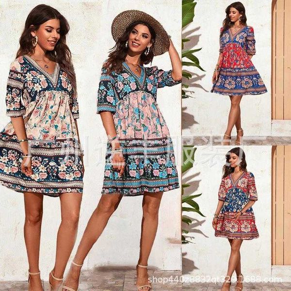 womens rayon positioning flower bohemian dress holiday beach skirt short, Black;gray
womens rayon positioning flower bohemian dress holiday beach skirt short, Black;gray