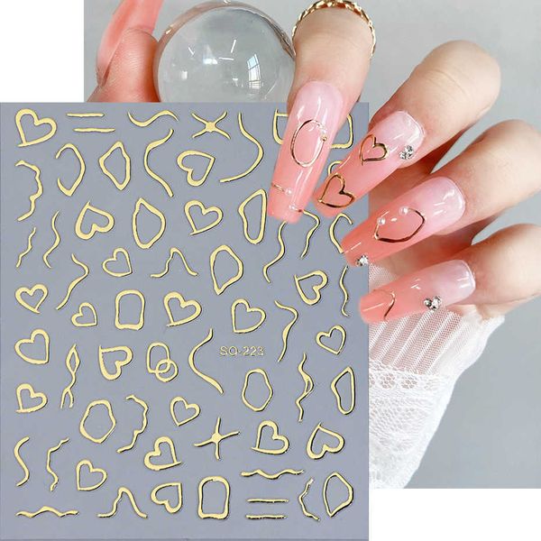 stickers decals bronzing gold 3d curve lines nail sticker reflective love geometric figure nail art slider stripe tape wrap nail design leso, Black
stickers decals bronzing gold 3d curve lines nail sticker reflective love geometric figure nail art slider stripe tape wrap nail design leso, Black