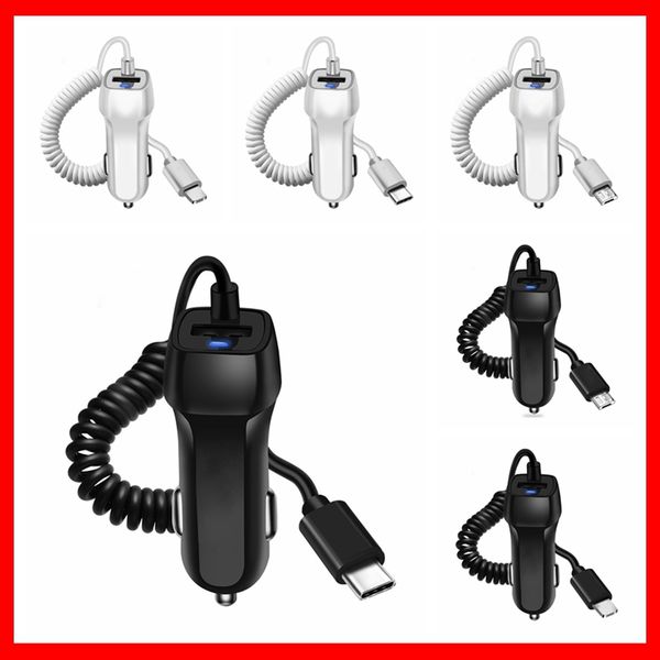 car charger with spring micro usb type c cable for iphone 12 11 xr 8 cigarette lighter usb truck car charger for phone car-charge car-charge
car charger with spring micro usb type c cable for iphone 12 11 xr 8 cigarette lighter usb truck car charger for phone car-charge car-charge