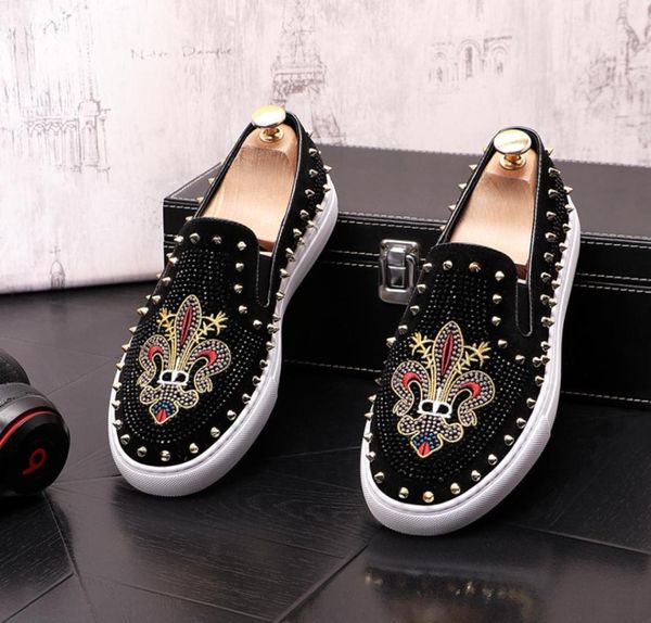 luxury brand men casual shoes dress embroidery rivet slip on leather thick bottom big size 3843 loafer driving party2242687, Black
luxury brand men casual shoes dress embroidery rivet slip on leather thick bottom big size 3843 loafer driving party2242687, Black