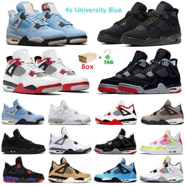 4s jumpman basketball shoes 4 university blue white oreo fire red taupe haze neon black cat mens trainers sport sneakers with box
4s jumpman basketball shoes 4 university blue white oreo fire red taupe haze neon black cat mens trainers sport sneakers with box