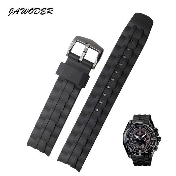 jawoder watchband 28mm black silicone rubber watch band stainless steel clasp strap replace electronic for casio ef-550 sports wat2749, Black;brown
jawoder watchband 28mm black silicone rubber watch band stainless steel clasp strap replace electronic for casio ef-550 sports wat2749, Black;brown