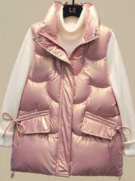 vests winter down puffer glossy vest women casual allmatch sleeveless jacket winter long bodywarm waistcoat winter sleeveless, Black;white
vests winter down puffer glossy vest women casual allmatch sleeveless jacket winter long bodywarm waistcoat winter sleeveless, Black;white