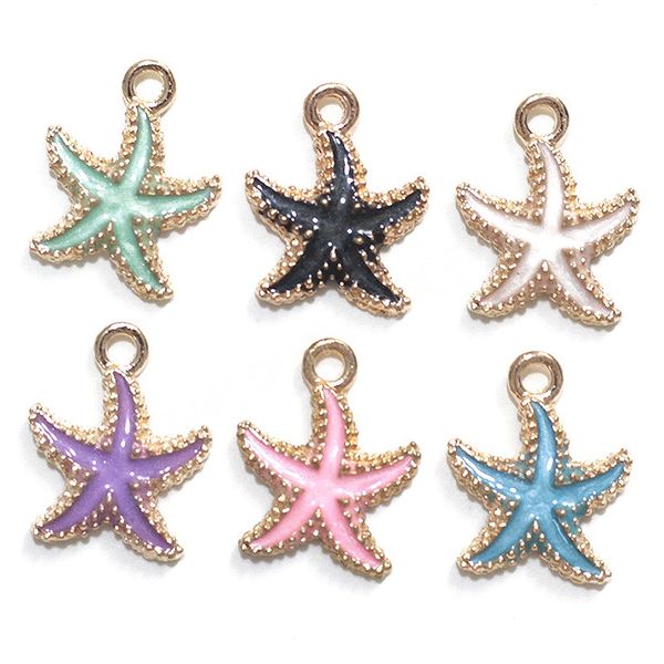 10pcs starfish charms ocean pendants ornament diy craft anklet bracelet earring necklace keychain jewelry making accessory gifts, Bronze;silver
10pcs starfish charms ocean pendants ornament diy craft anklet bracelet earring necklace keychain jewelry making accessory gifts, Bronze;silver