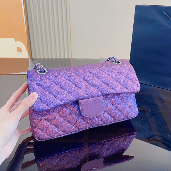 womens glittering cf tweed quilted bags classic double flap purse silver metal hardware matelasse chain crossbody shoulder handbags multi po
womens glittering cf tweed quilted bags classic double flap purse silver metal hardware matelasse chain crossbody shoulder handbags multi po