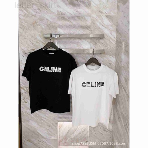 women's t-shirt designer 23 spring/summer new fashion brand letter embroidery short sleeve classic t-shirt loose relaxed style yp10, White
women's t-shirt designer 23 spring/summer new fashion brand letter embroidery short sleeve classic t-shirt loose relaxed style yp10, White