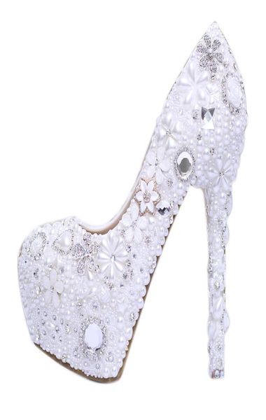 fashion luxurious pearls crystals white wedding shoes size high heels bridal shoes party prom women shoes 7190326, Black
fashion luxurious pearls crystals white wedding shoes size high heels bridal shoes party prom women shoes 7190326, Black